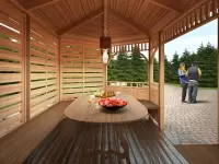 Беседка деревянная \"Романтика\"