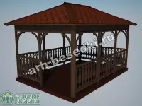 Садовая беседка "Ступино"