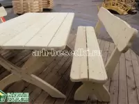 Мебель садовая, комплект деревянной мебели
