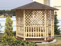 Беседка садовая шестигранная "Поэрика"