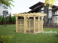 Пергола деревянная 3х3