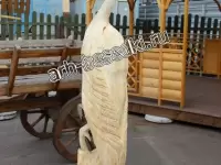 Скульптура из дерева "Цапля"