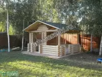 Рубленая беседка