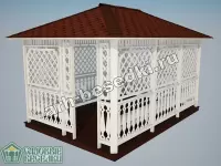 Садовая беседка "Шатура"