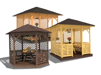 Беседки по акции каталог