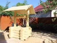 Рубленный колодец из дерева