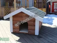 Большая утепленная будка для собаки