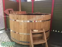 Купель ОФУРО с печкой D=2200 мм. ЕЛЬ