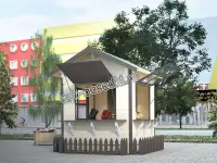 Ярмарочный домик "Конструктор" 2х2 м