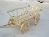 Садовая декоративная тележка малая