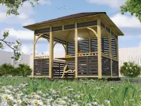  Беседка Оникс Премиум 3Х3 фото 5