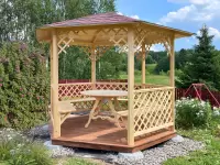 Беседка для дачи "Сетка" - фото 6
