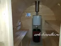 Баня бочка "Троечка" -Длина 3 м