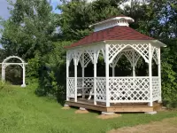 Беседка садовая \"Двина\" размер 2500х4300 овальная