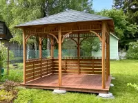 Садовая БЕСЕДКА "ЕВРОПЕЙСКАЯ" 3Х3 - фото 5