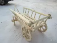 Садовая декоративная тележка малая