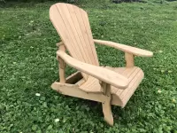 Кресло Адирондак вид сбоку