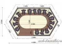 Садовая беседка "Баррикадная"