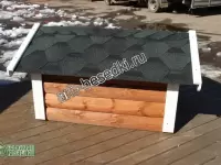 Большая утепленная будка для собаки