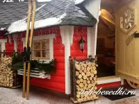 Гриль домик Premium «Гранд 1» Комбинированный 17 м2.