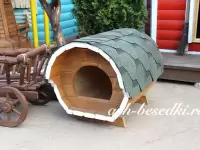 Будка для собаки  "Бочка малая"