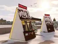 Домик для ярмарки A-frame Dark - фото 3