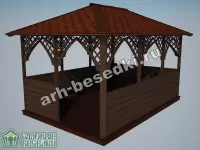 Садовая беседка "Бурукан"