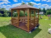 Беседка квадратная 3х3 Кентукки №2