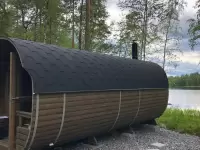 Квадро бочка \"Шестерочка\" с панорамным окном