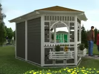 Беседка деревянная \"Оазис\"
