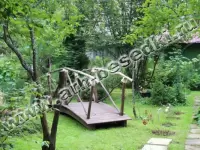 Мостик деревянный декоративный 110х250х140