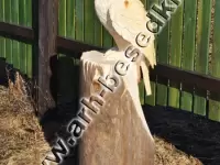 Скульптура деревянная "Сова"