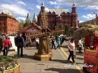 Большая декоративная мельница для сада