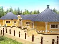 Банный комплекс "Баня+ гриль домик" 45 м2.