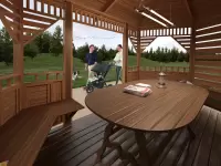 Садовая беседка \"Венге\"