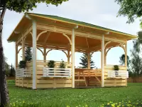Беседка для дачи "Династия" 3х4 фото 1