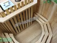Купель из лиственницы с подогревом D=1600 мм