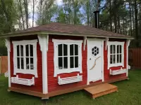 Гриль беседка павильон "Lappi" 30 м2