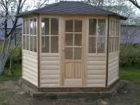 Застекленная беседка павильон