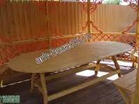 Большой овальный стол 1200х2500