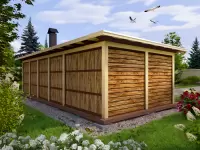 Беседка-веранда Флора 4,3х9,3м №5