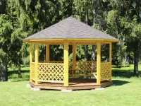Беседка восьмиугольная "Парковая" - фото 3