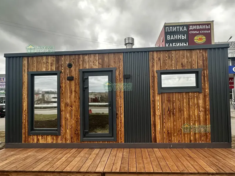 Баня Север 6х2,5 комплектация Premium фото 2