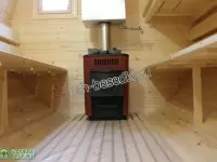 Баня бочка "Троечка +" Длина 3,5 м