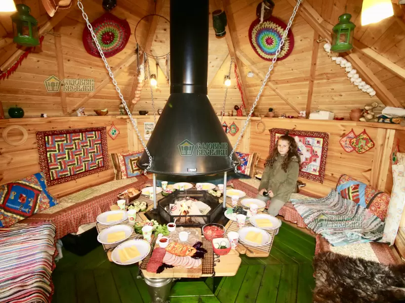 Гриль домик Premium \"Sakari\"  9,5 м 2