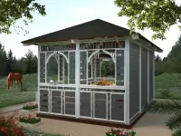 Беседка \"Гранд-12\" 3х4