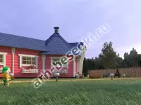 Гриль домик Premium «Гранд 3» Комбинированный 17 м2.