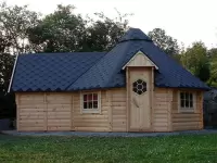 Гриль комплекс с баней 38 м2.