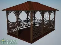 Садовая беседка "Куровск"