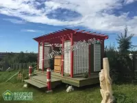 Большая пергола под купель